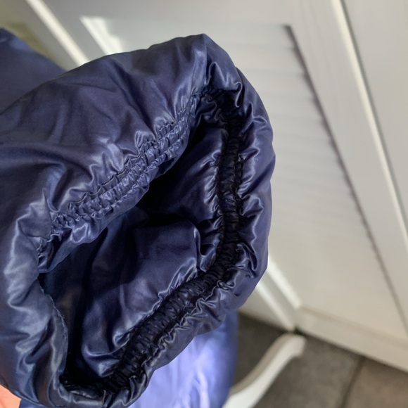 L.L. Bean DownTek 800 Lightweight Down Puffer Coat  Blue Packable Jacket Size XL - Picture 5 of 14